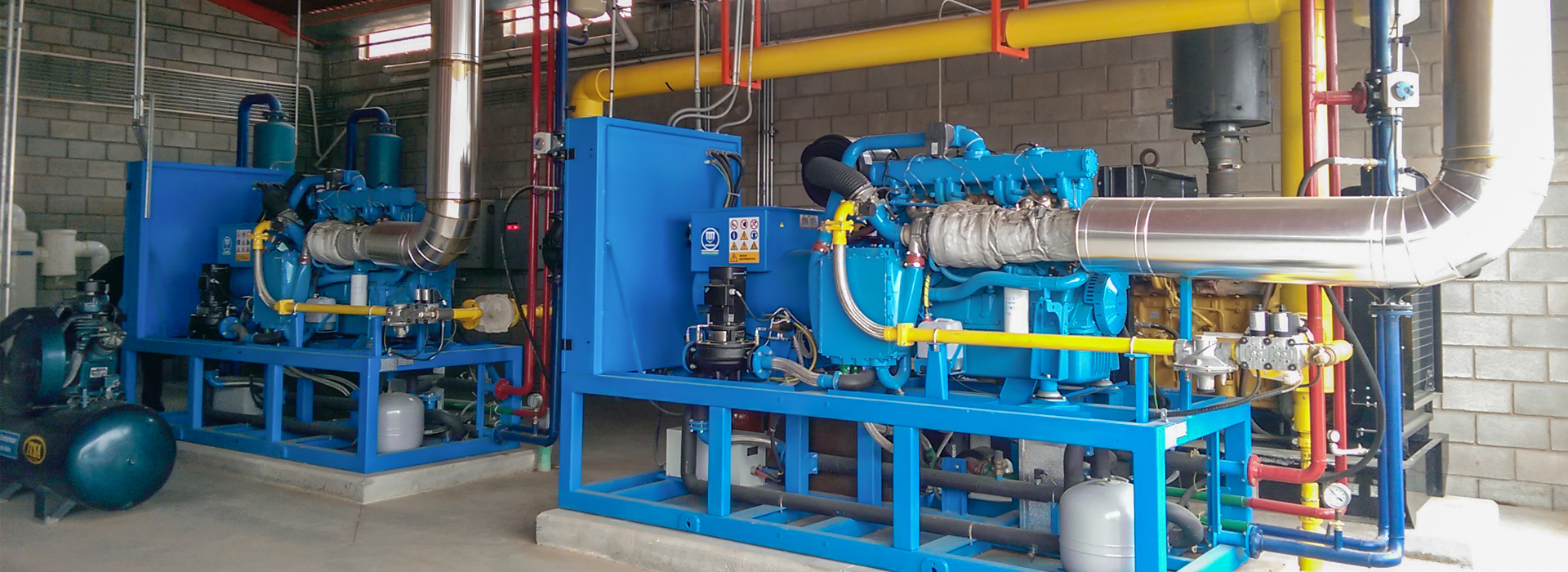 Co-generadores de energía por biogás